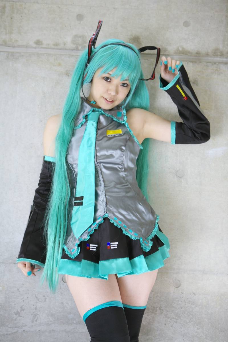 [Cosplay]  Vocaloid - Sexy Hatsune Miku